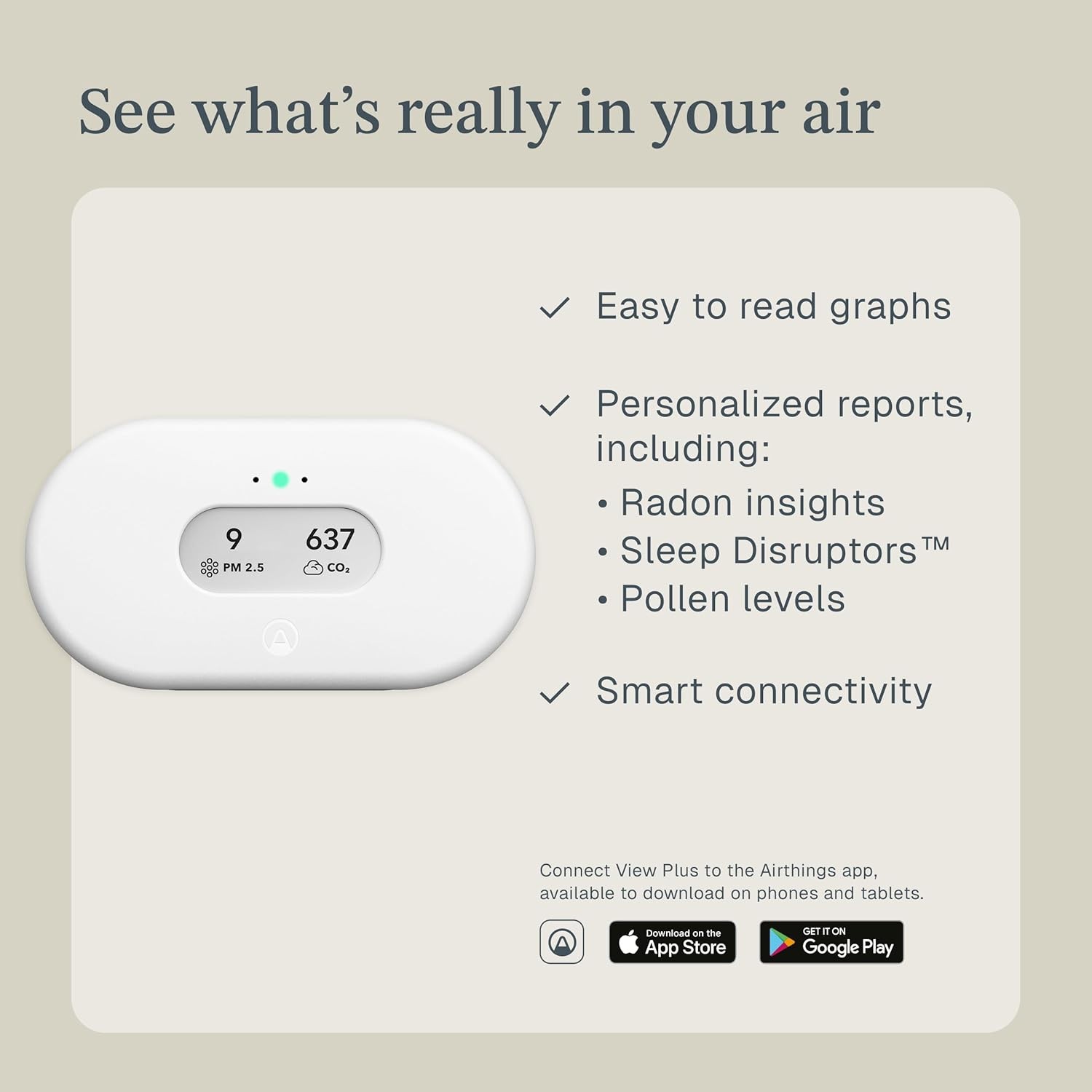 🔥🔥 Airthings 2960 View Plus Radon and Indoor Air Quality Monitor 🔥🔥