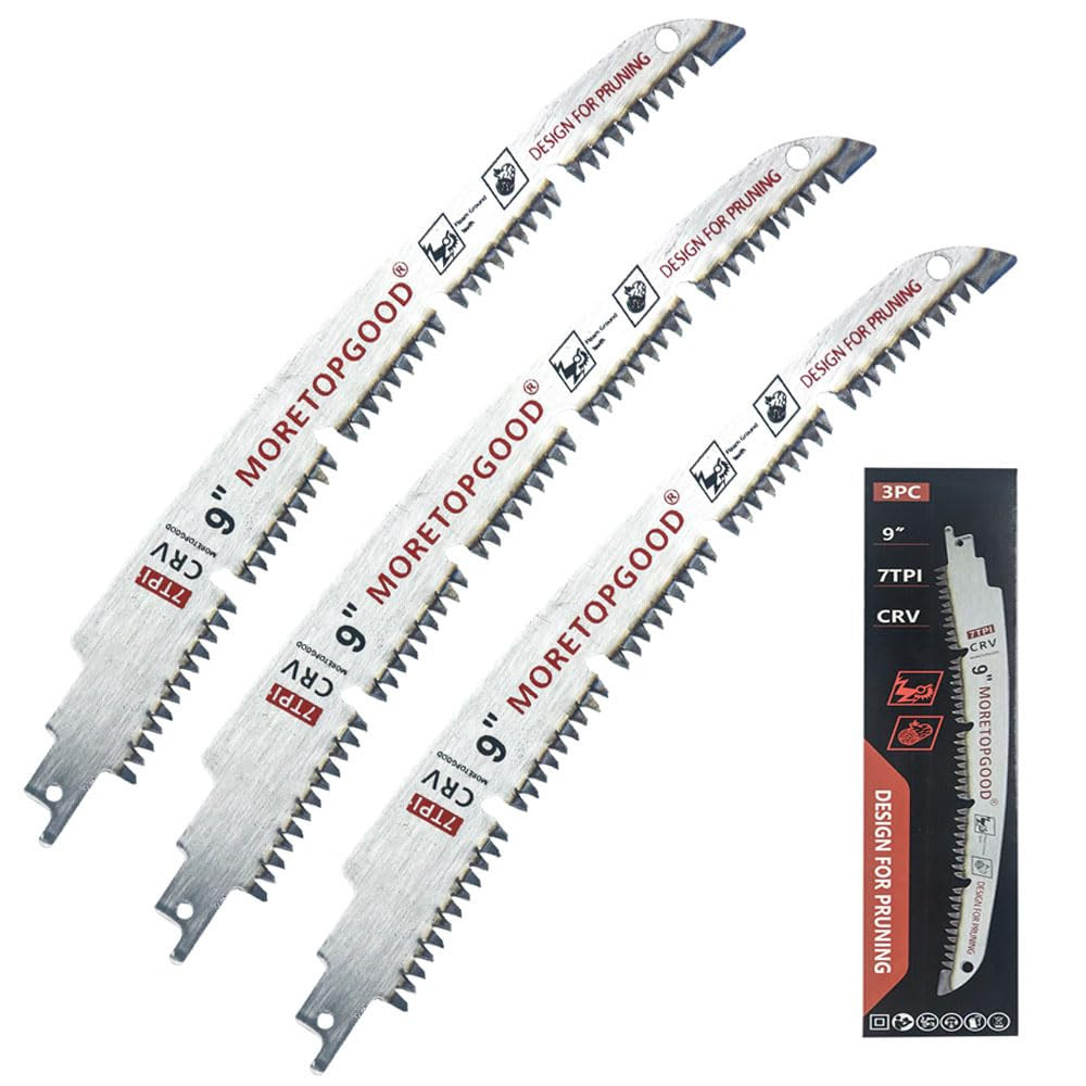 9 Inch Arc Curved Reciprocating Saw Blade with Chipconveyor Design, 7TPI Japanes