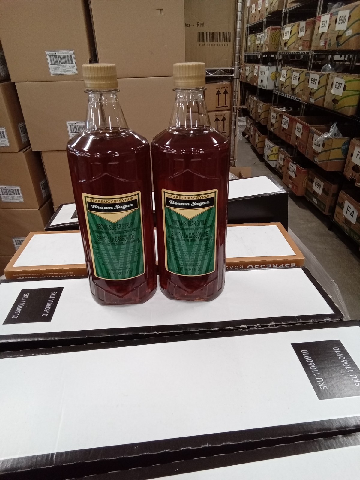 PACK OF 2 Brown Sugar Syrup 1 Liter 33oz BB April- 2026