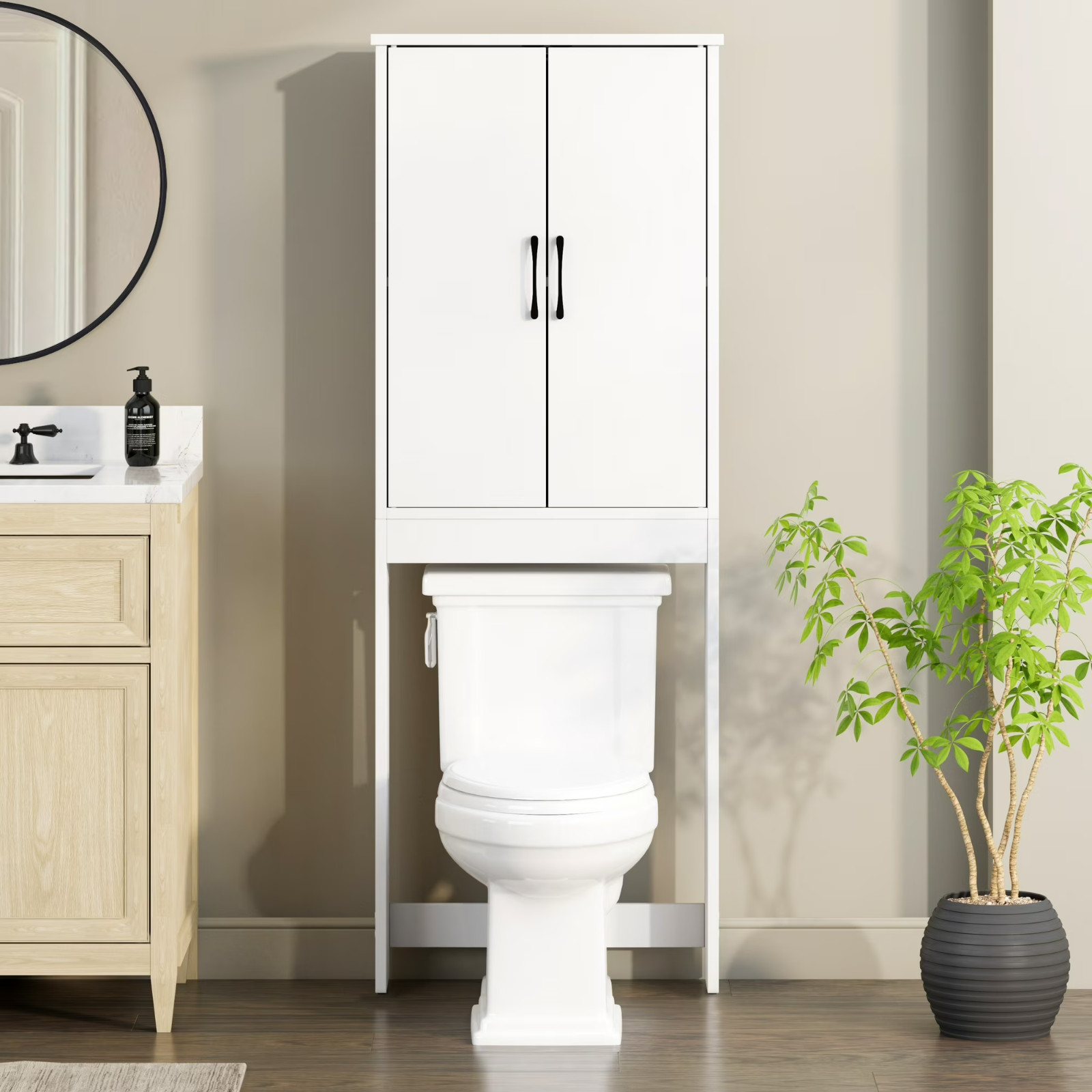 Mainstays Ardent Over-the-Toilet Bathroom Storage Cabinet