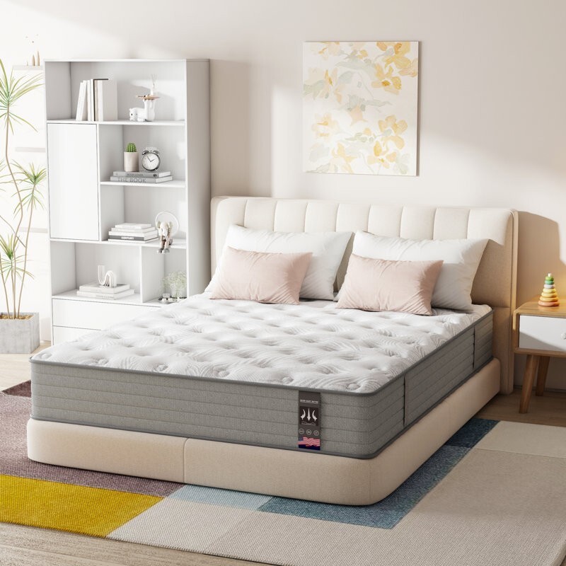 10″ 12″ 14″ Gel Memory Foam Hybrid Spring Twin Full Queen King Mattress in A Box