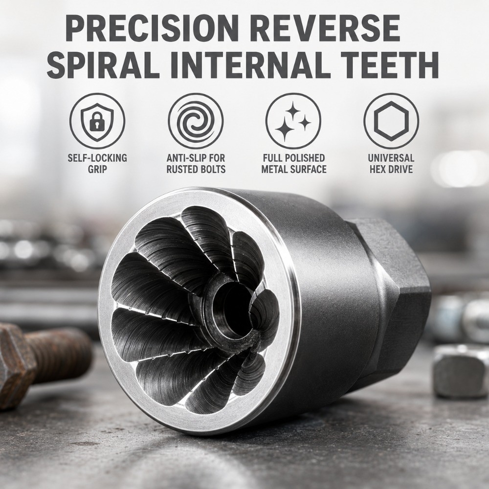 15-in-1 Nut & Bolt Extractor Socket Tool Set