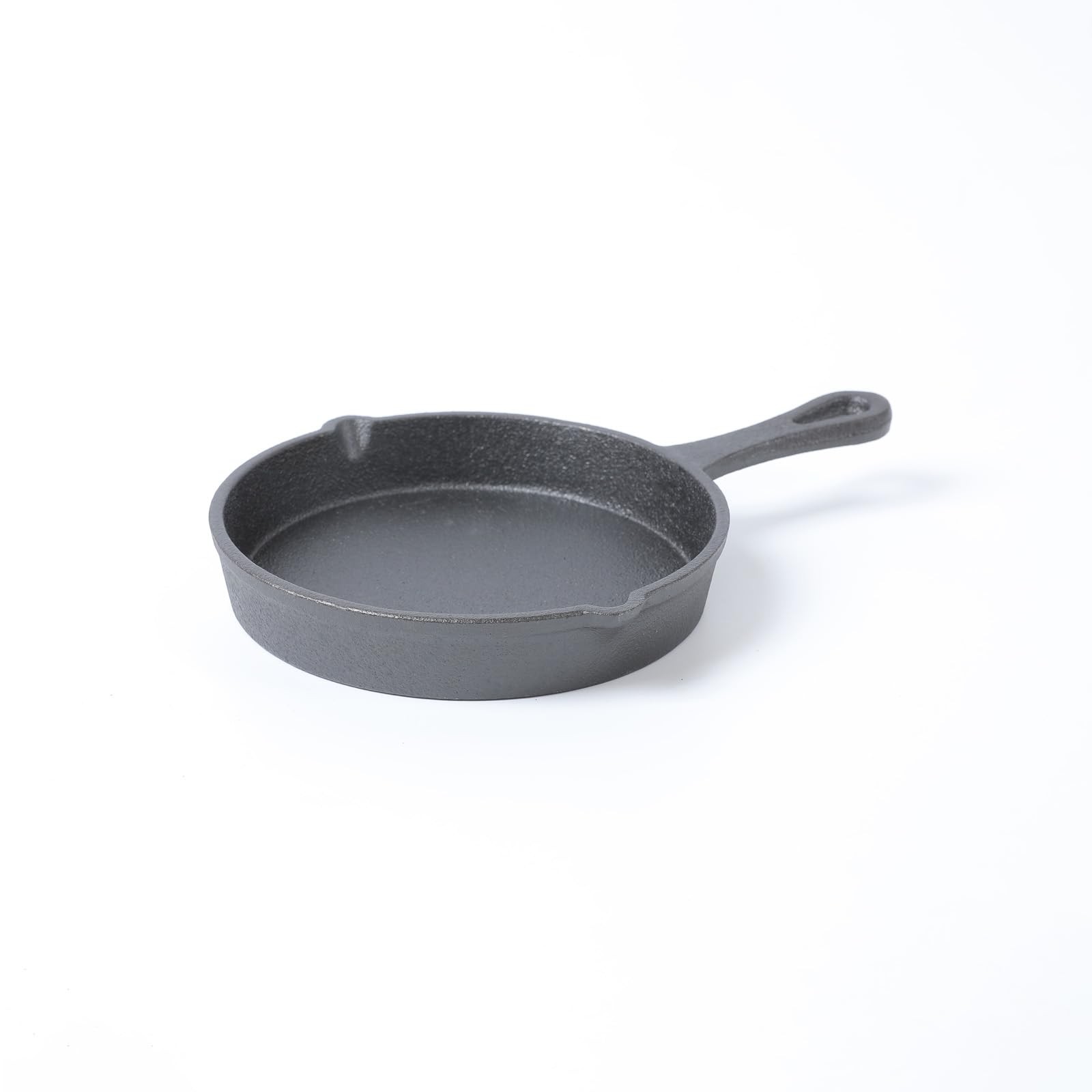 5.3 Inch DIA Cast Iron Mini Skillet Mini Round Pan Black Server Pre-Seasoned