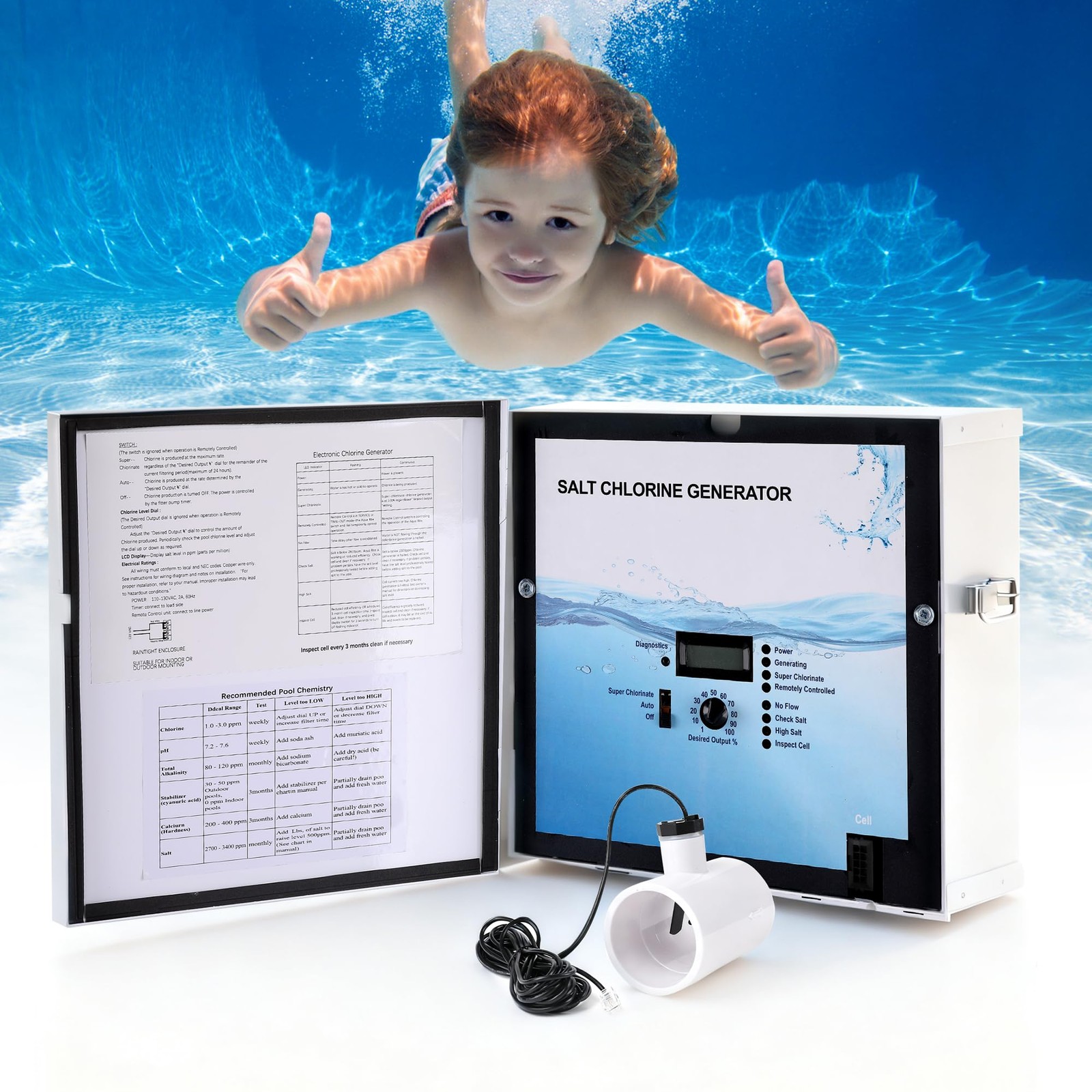 GLXCTLRITE Control Unit Replacement for Hayward AQR Goldline Aqua Rite, Elect…