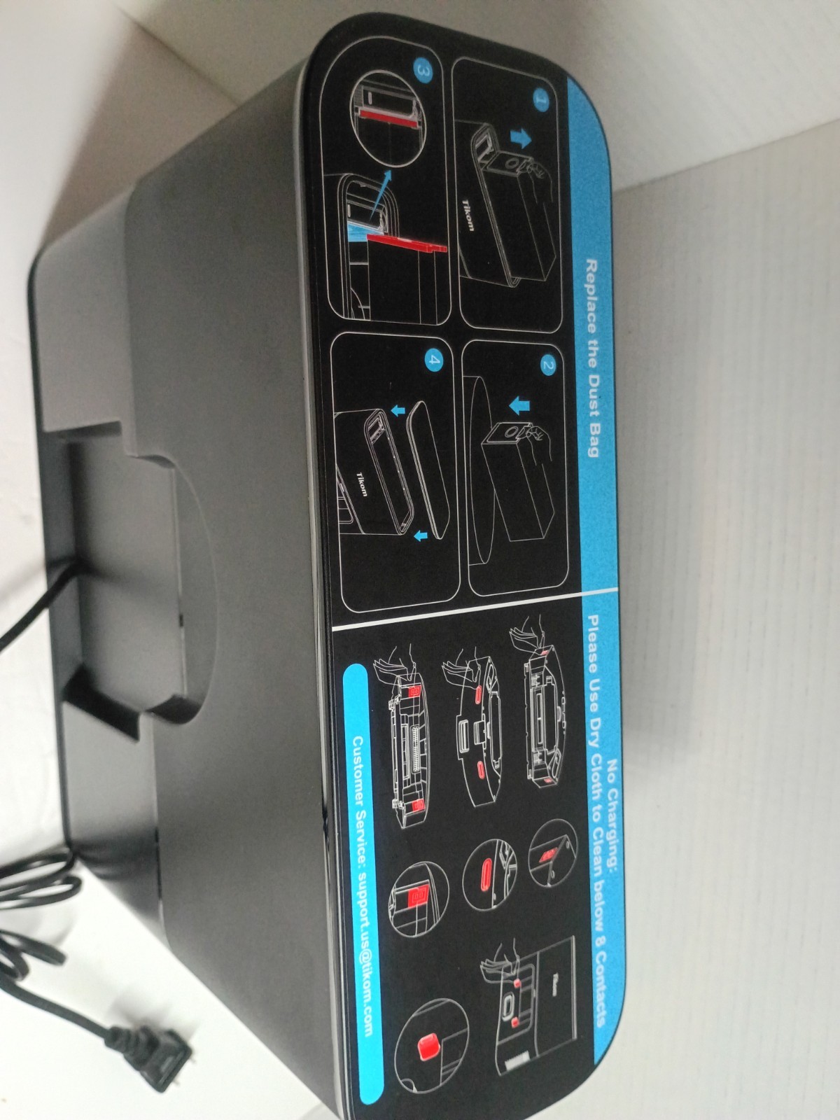 Tikom Self-Empty Base SD40 Only for 6000Pa L8000 Pro Robot Vacuum