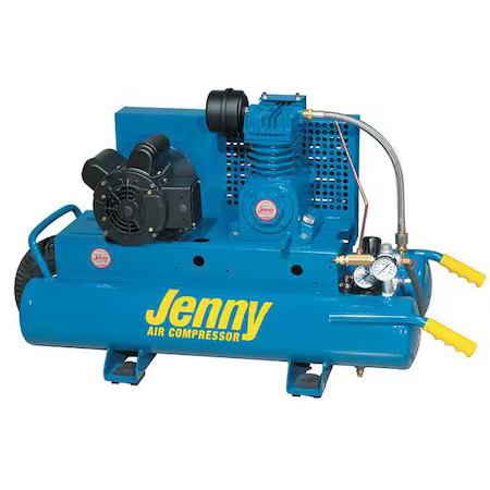 Jenny K15a-8P-115/1 Air Compressor, 1.5 Hp, 115/230V, 125 Psi