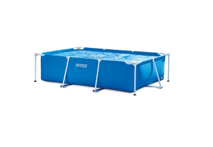 Intex 8.5-ft x 5.3-ft x 25.5-in Metal frame Rectangle Above-Ground Pool