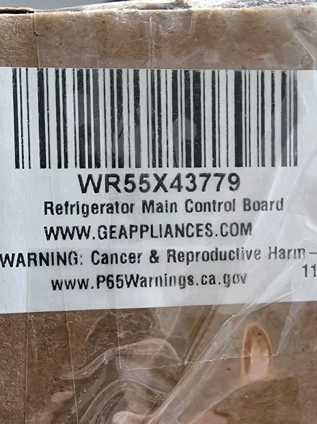 WR55X43779 GE Refrigerator Control Board