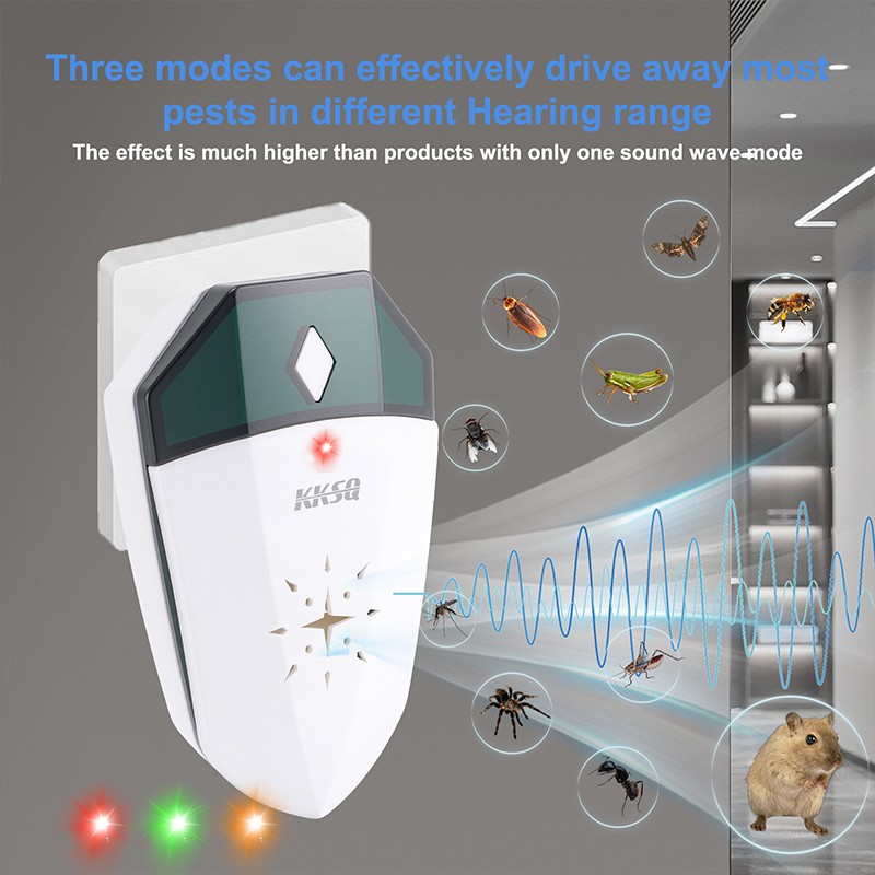 Pest Reject Pro Ultrasonic Repeller Home Bed Bug Mites Spider Defender Roaches
