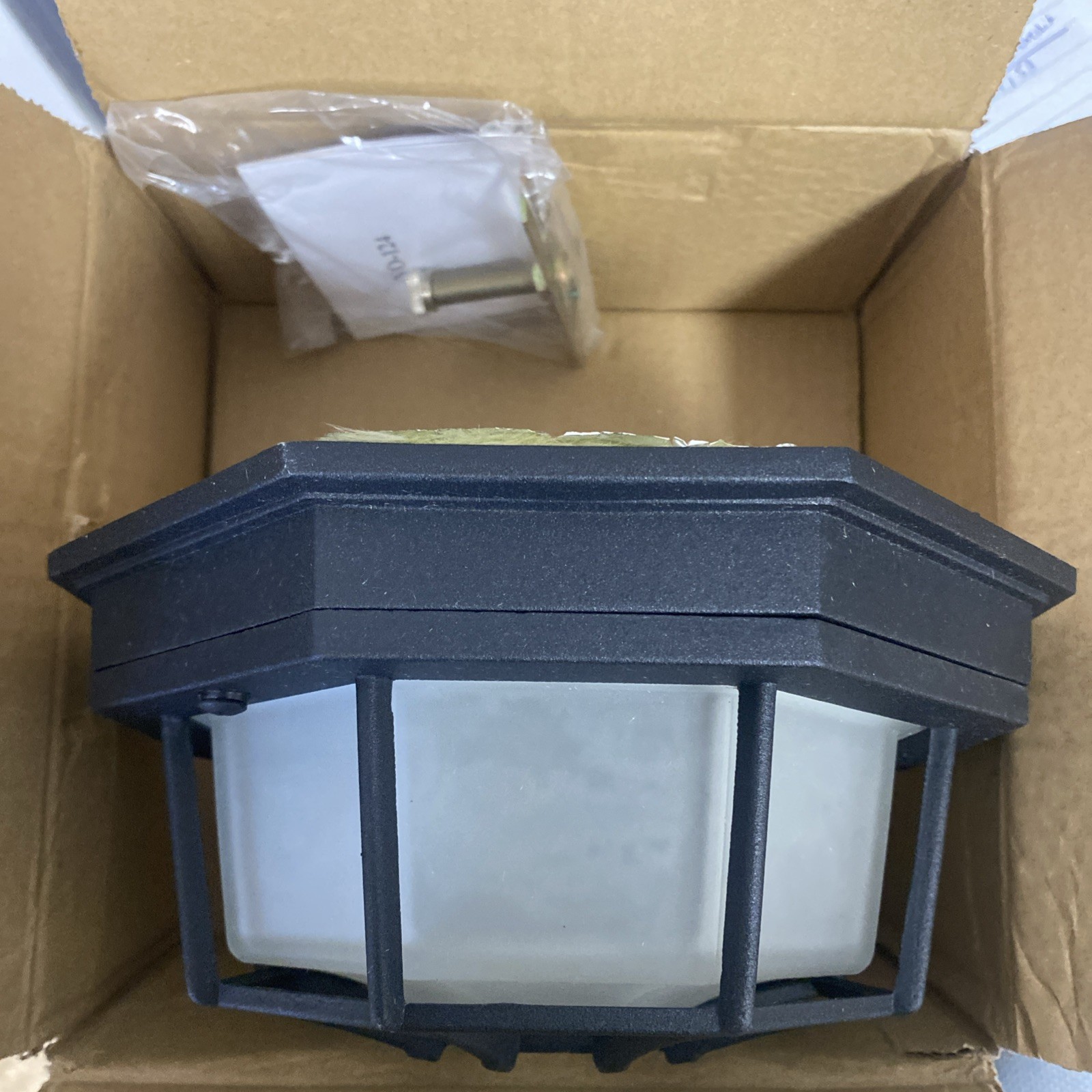 Volume Lighting 8857-5 Light Flush Mount Outdoor Ceiling Fixture – Black