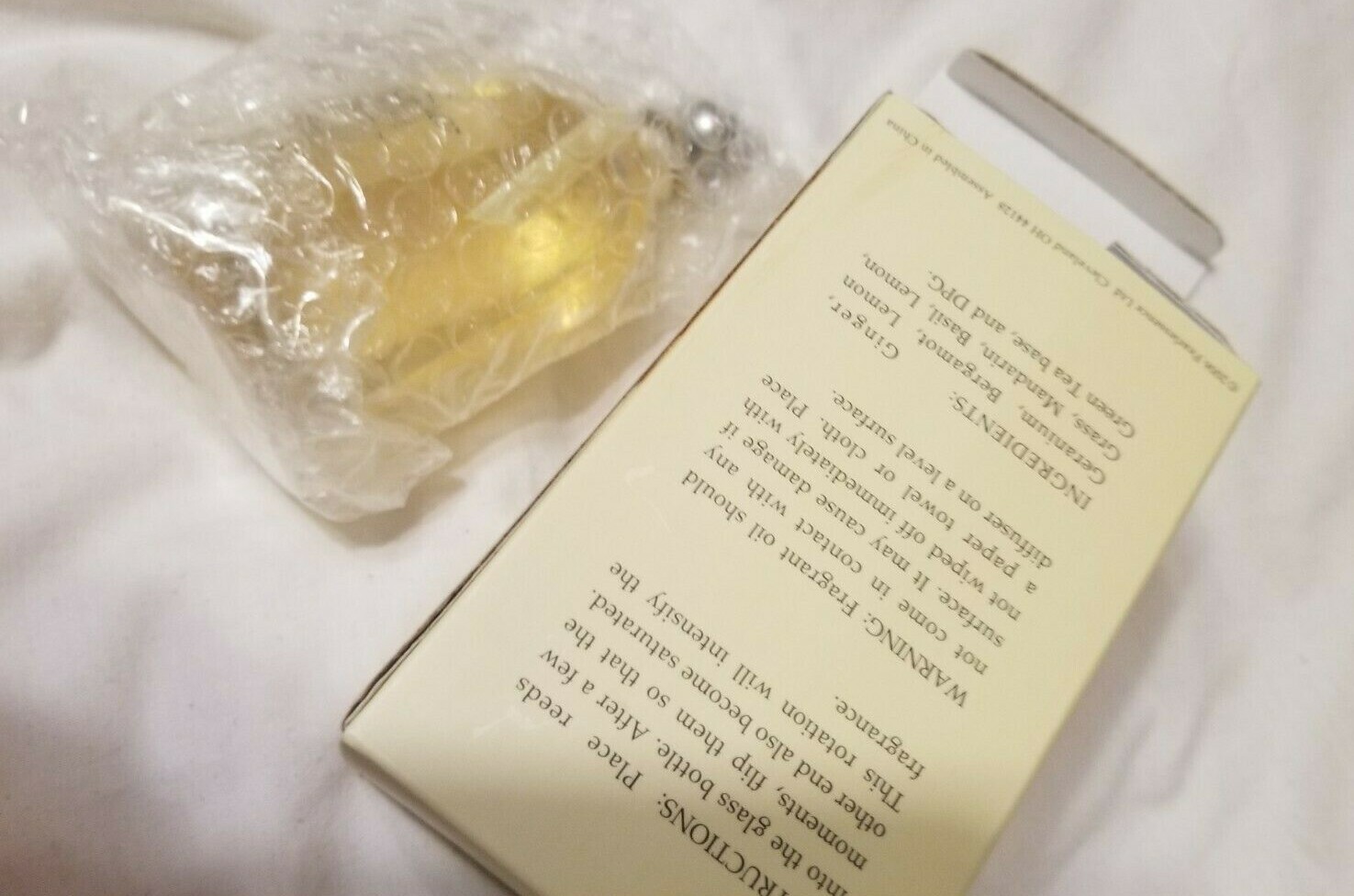 Bella casa aromatiche white ginger new in box room fragrance 3.38 fl oz