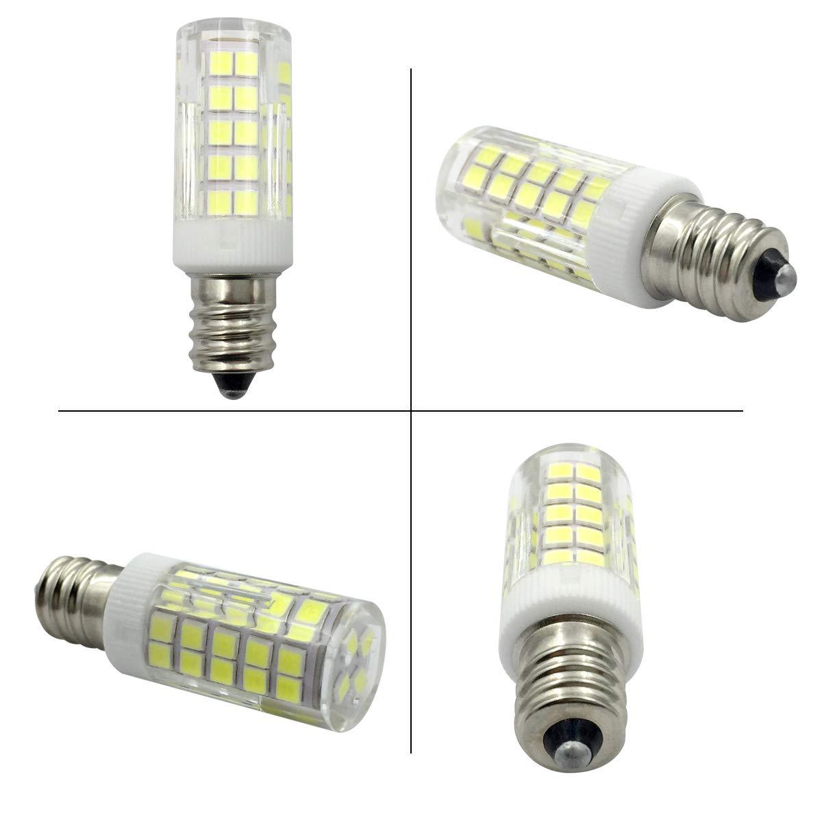 5pcs E12 Candelabra Base LED Light bulb C7 5W 110V 120V 64Led 2835SMD Lamp H