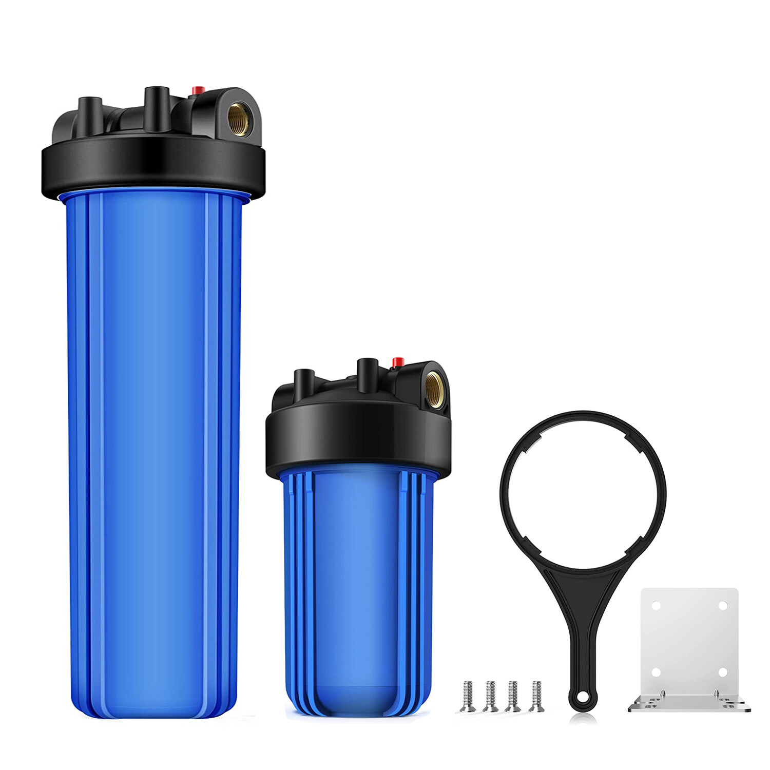 10”/ 20″ x 4.5″ Big Blue Water Filter Housing For Whole House RO /Water Softner