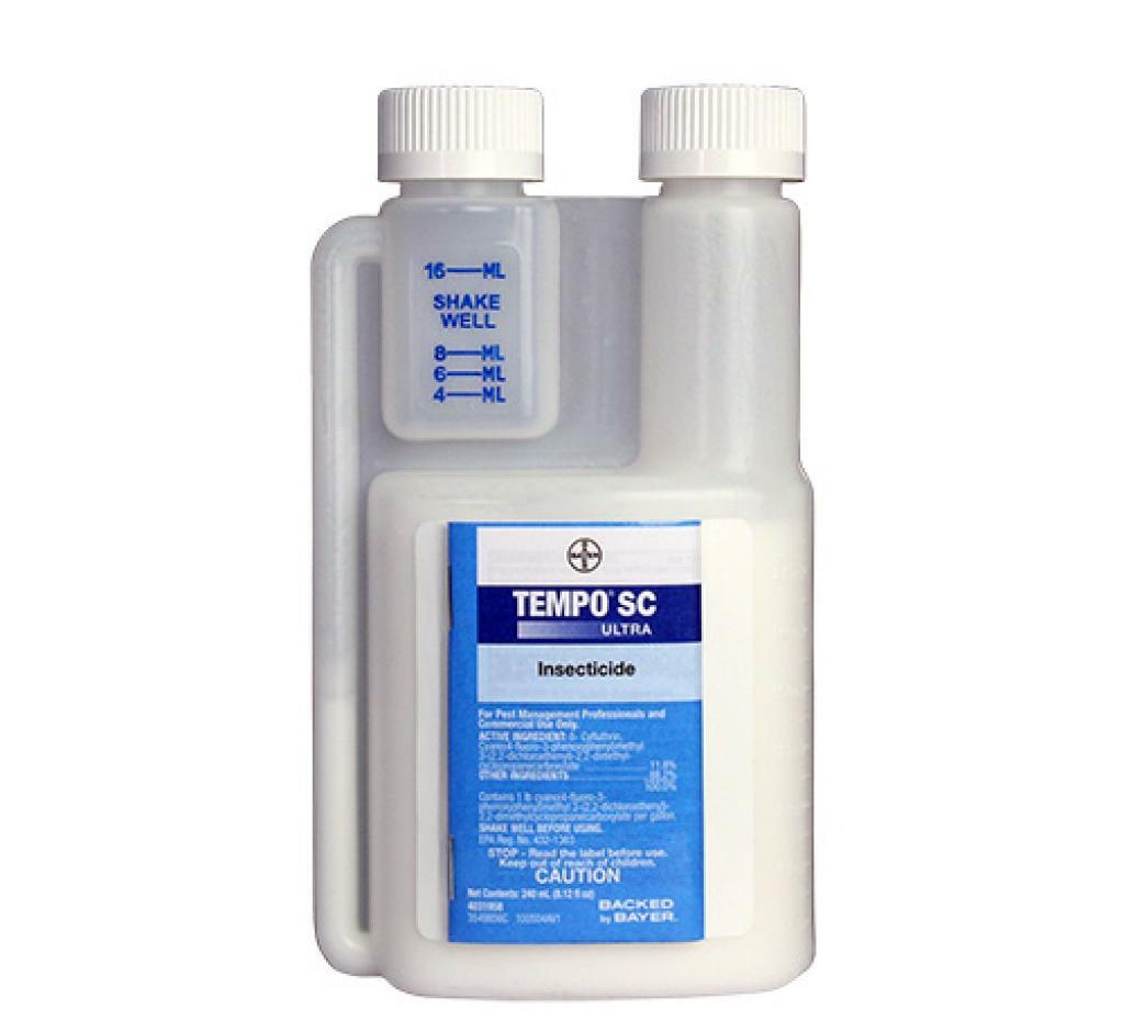 Bayer Tempo SC Ultra 240 ml Ants Bed Bugs Carpet Beetles Centipedes Flies Wasps