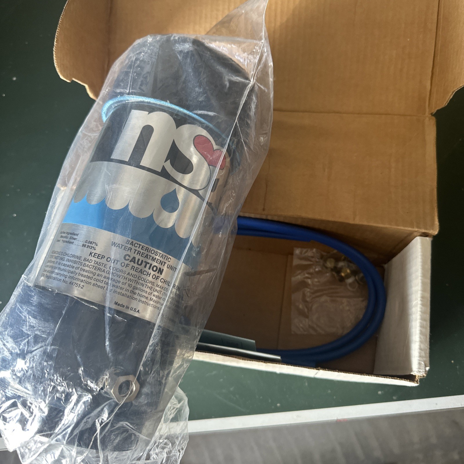 NSA Bacteriostatic Model 100S Water Treatment Filter Unit Model NSA100S New