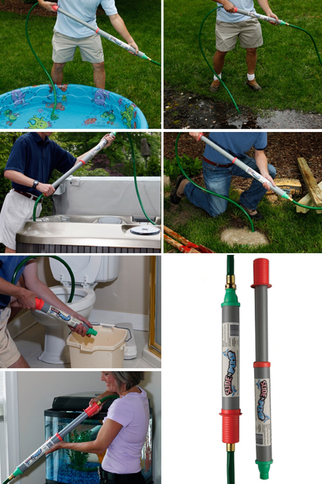 Hand-Powered Pump and Siphon Starter Tool – Slide-N-Pump Mini