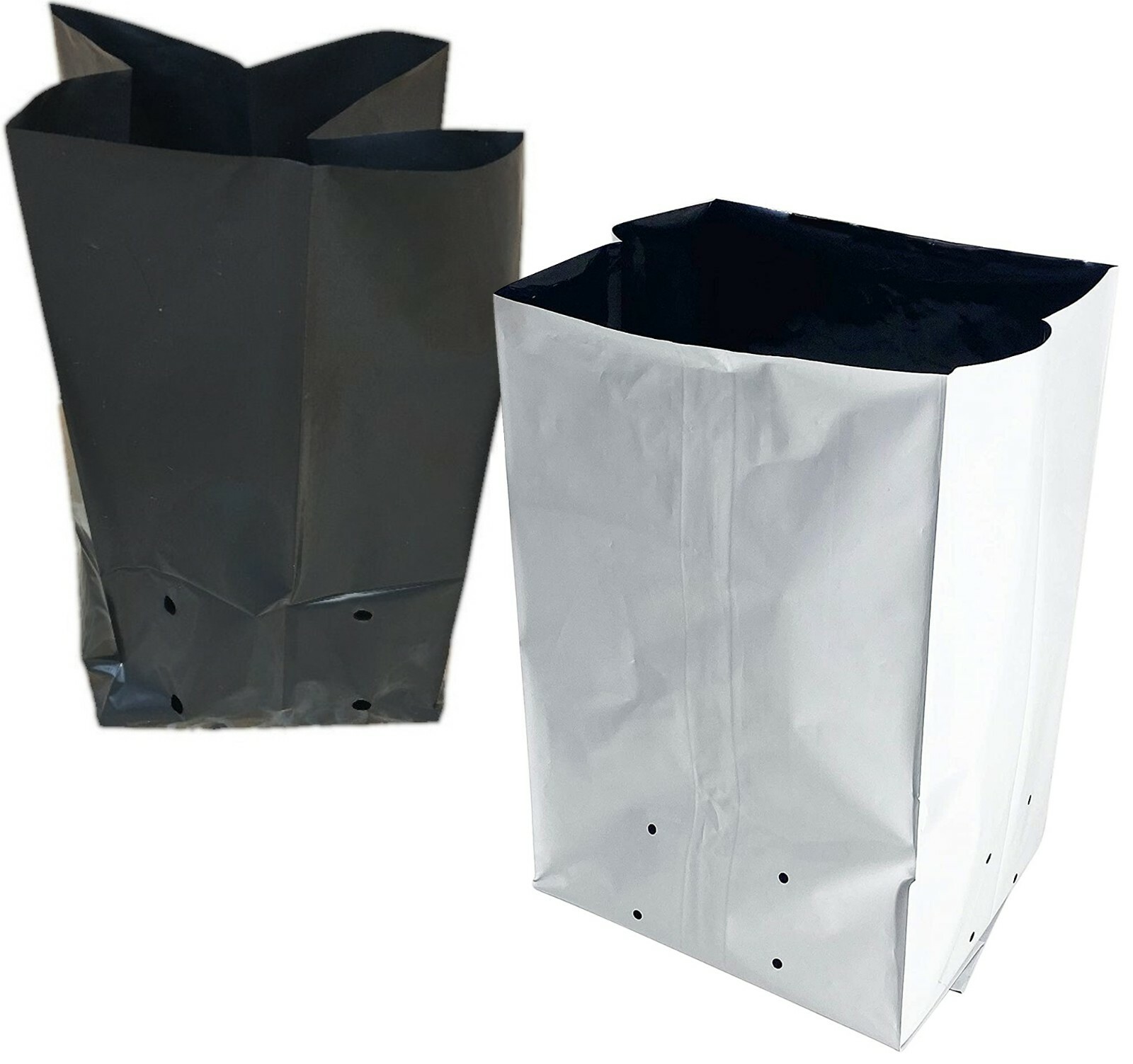 Plastic Grow Bags Poly Plant Pots Soil Root Containers PE Grow Bag