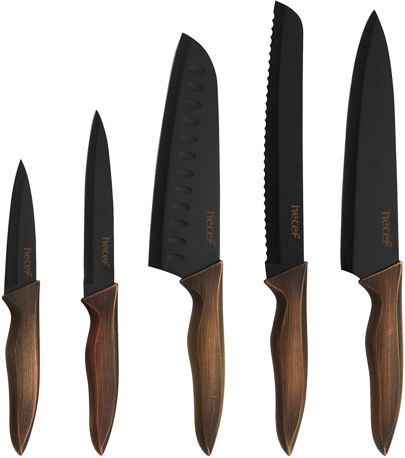 10Pcs Vantage Kitchen Knife Set with Blade Sheaths Professional Chef knives