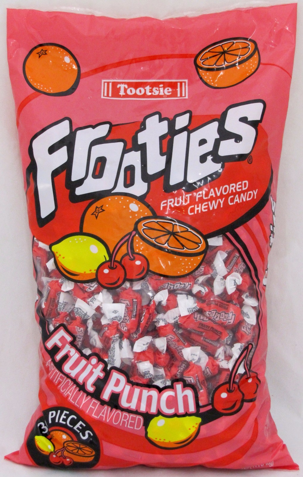 Frooties Fruit Punch 360 ct Bag Candy Taffy Tootsie Bulk Candies Fruities 2.42LB