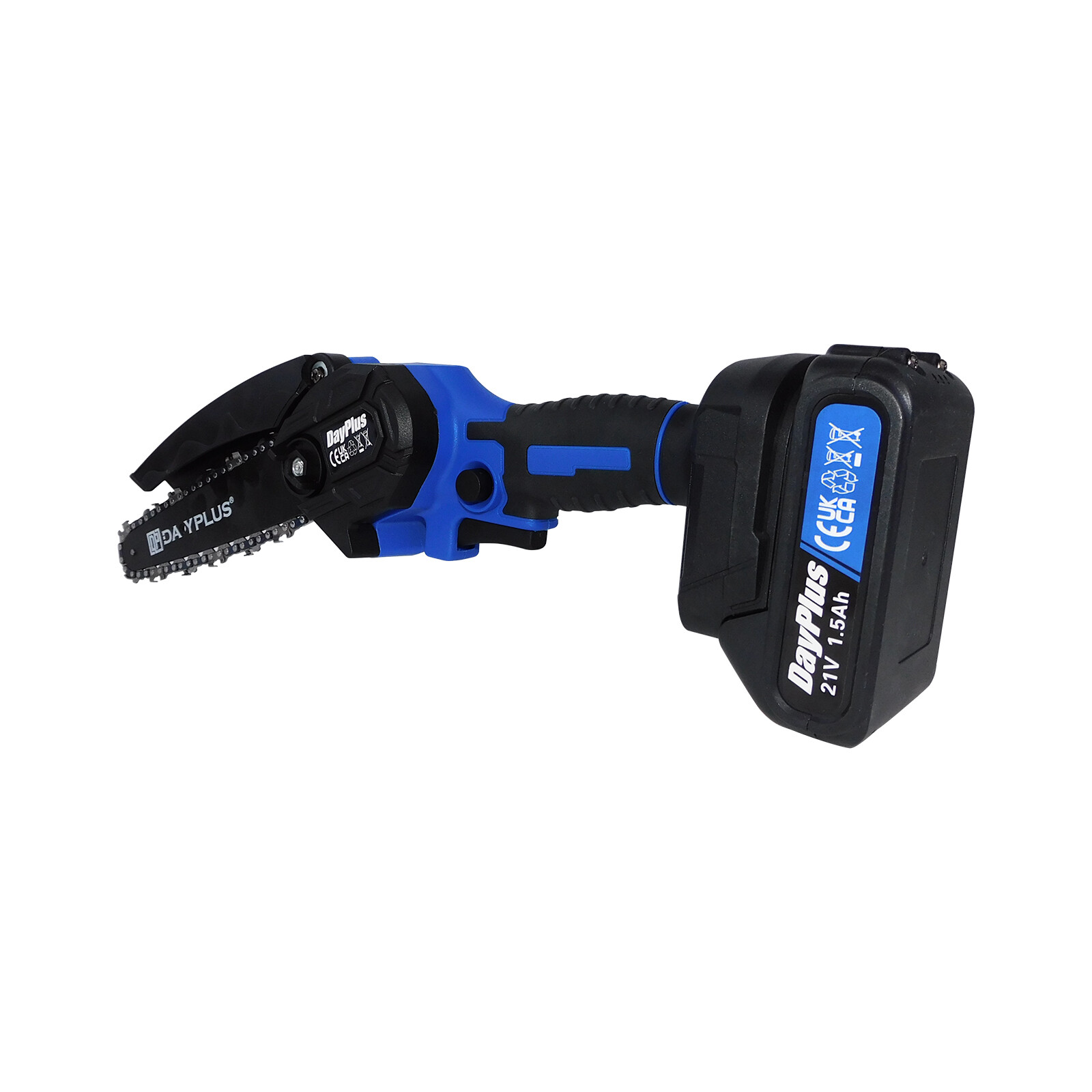 Cordless Mini Chainsaw Electric Chain Saw 21V 2200 rpm Wood Cutter Cutting 6inch