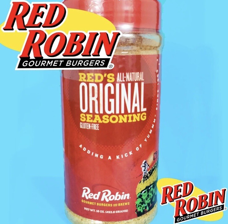 16oz Red Robin Seasoning – LARGE Size – Original – New, Fresh, Factory Sealed 💥