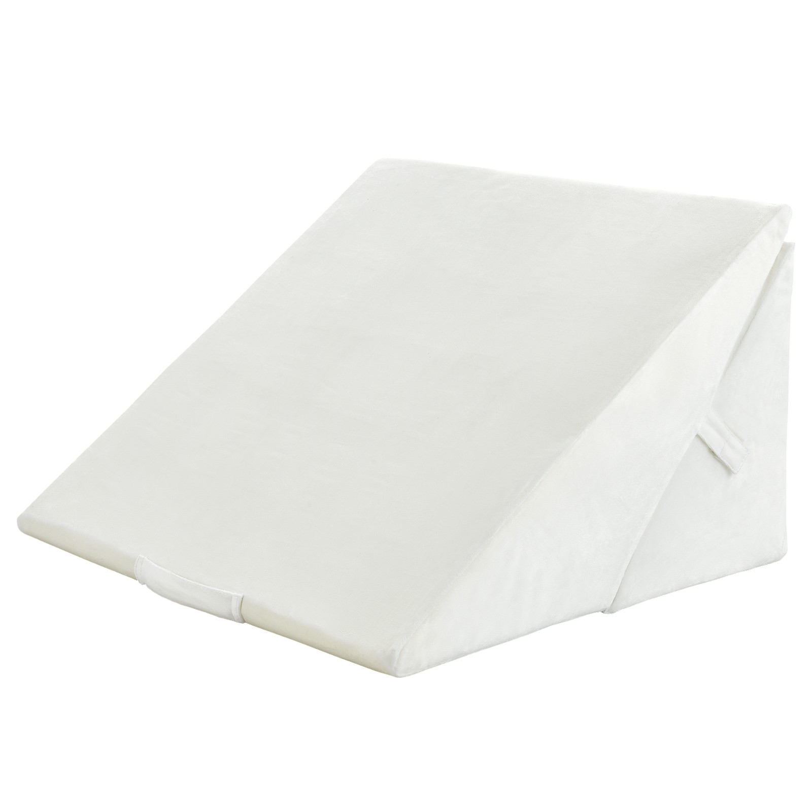 Costway Bed Wedge Pillow Adjustable Memory Foam Reading Sleep Back Support White