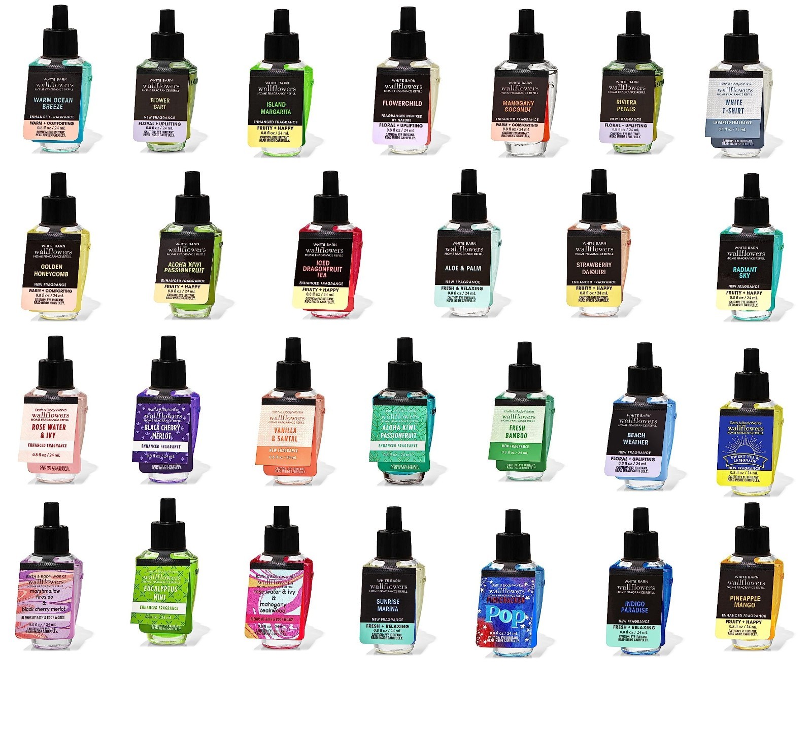 Bath & Body Works Wallflower Fragrance Refill Set – 6 Pack