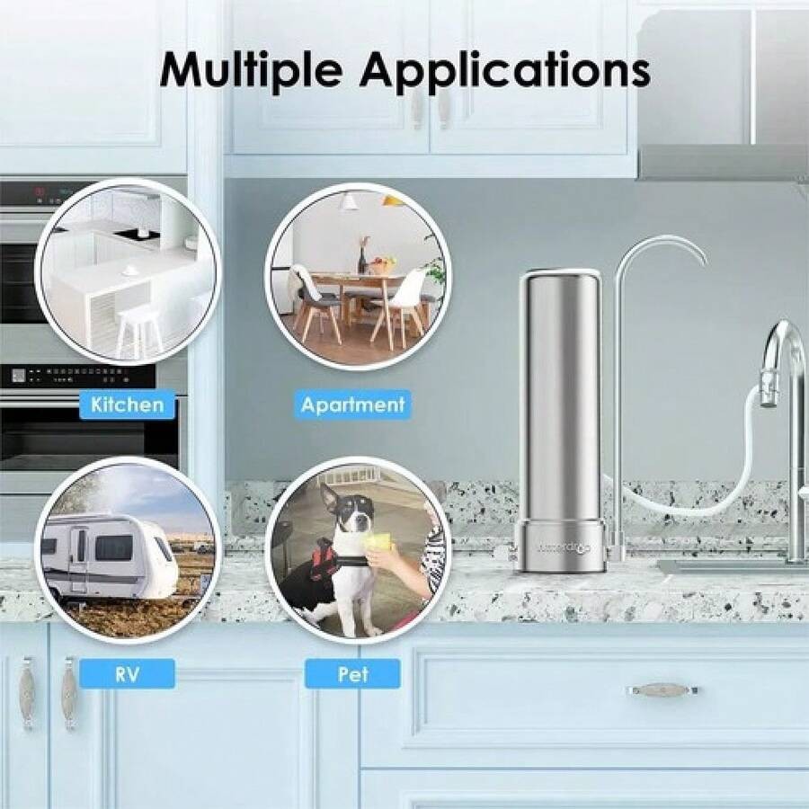Waterdrop Countertop Water Filter For Sink,8000Gallons(With1 Filter)