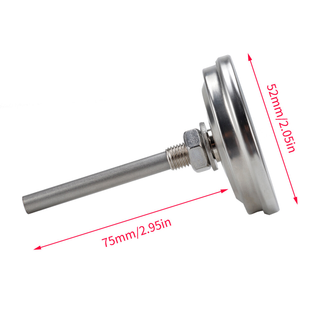 Temperature Gauge 0-300 Degrees Celsius Gauge Stainless Steel Cooking X1F1