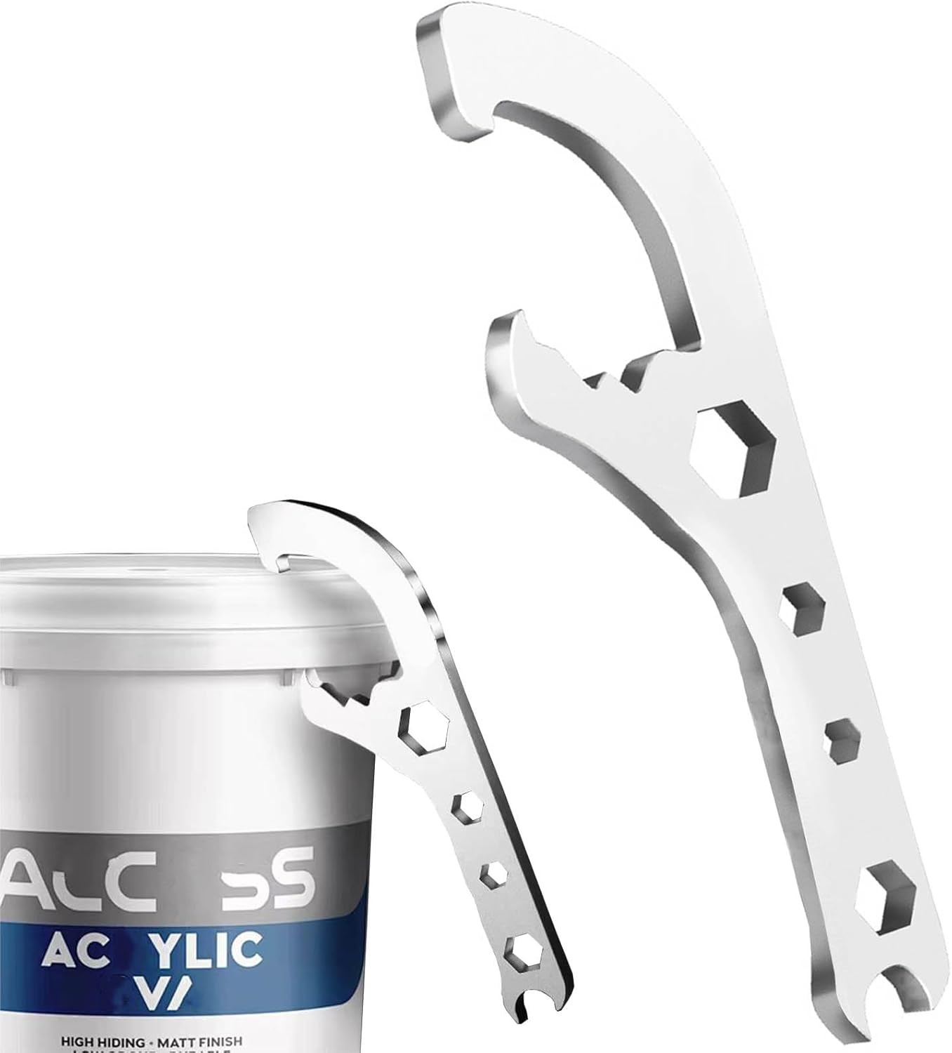 Paint Can Opener Tool Bucket Opener Tool 5 Gallon With Lid Openers Wrench Lid Re