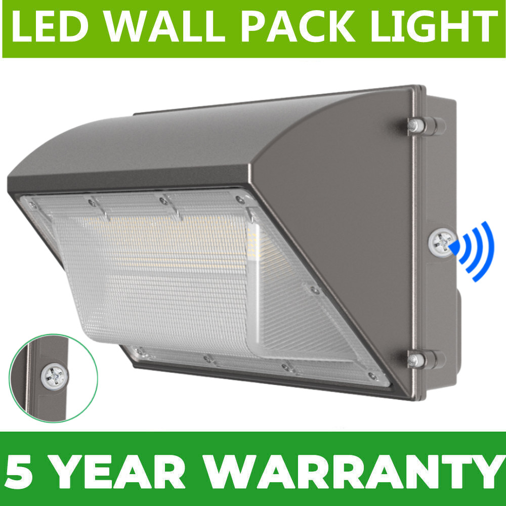 150W LED Wall Pack Light with photocell Dusk to Dawn Outdoor 18000LM 110-130V