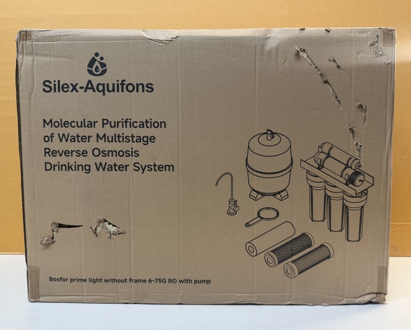 Silex-Aquifons Under Sink Water Filter 5 Stage Reverse Osmosis Water With Pump