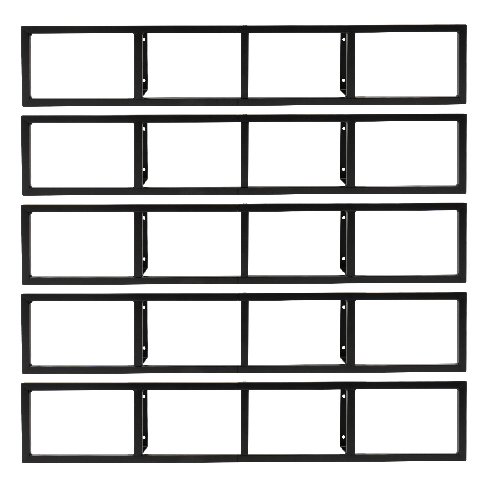 5PCs 34 In Video Game Rack Media Storage Shelves for Wall, CD DVD Storage Shelf
