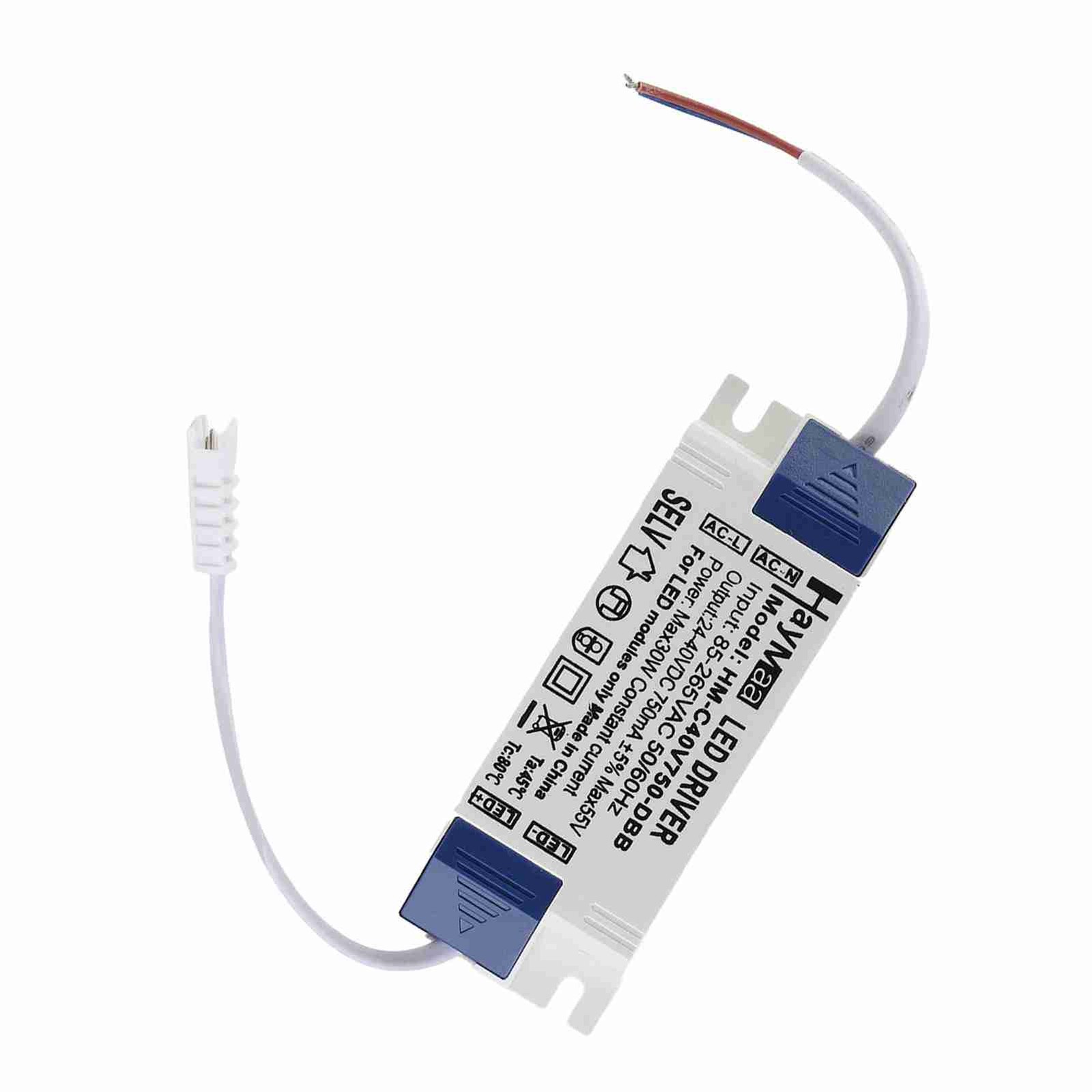 30W LED Driver Constant Current 750mA LED Light Transformer Input AC85‑265V