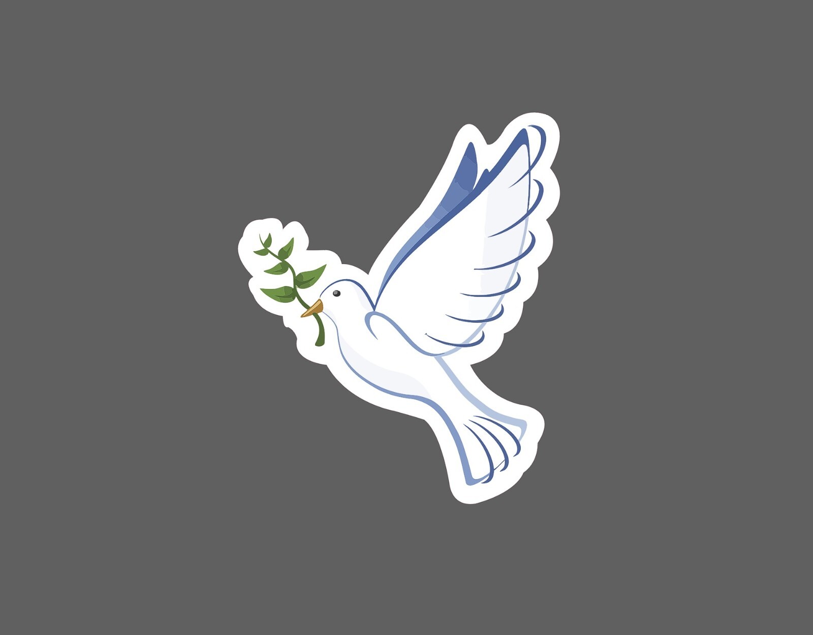 Dove Sticker Flying Peace Waterproof NEW – Buy Any 4 For $1.75 EACH Storewide!