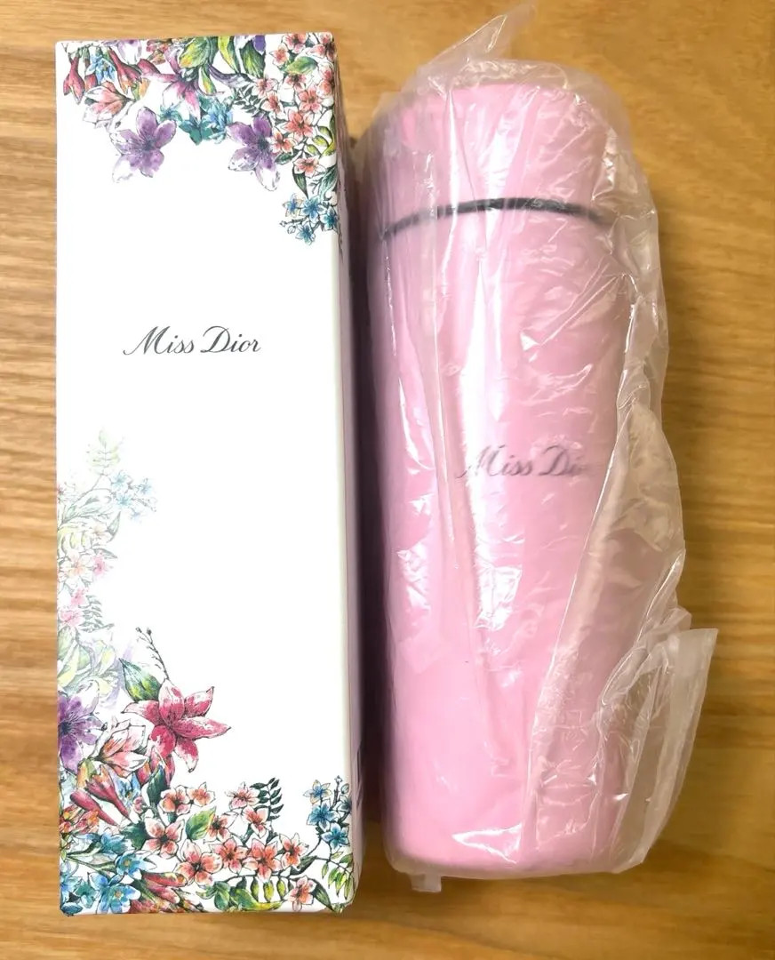 Christian Dior Miss Dior Stainless Steel Tumbler Mini Water Bottle Pink 0.13L