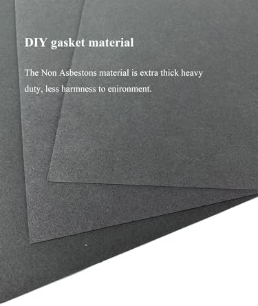 YAMAKATO 3PCS Non-Asbestos Gasket Material Paper Sheet High-Temp Oil-Resistant D