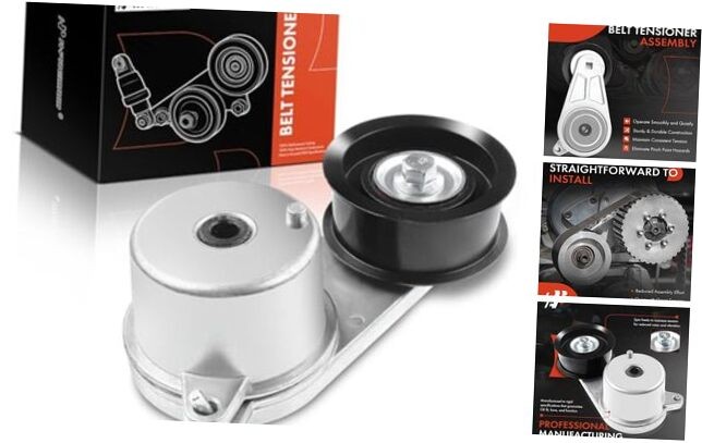 Belt Tensioner Assembly with Pulley Compatible with Infiniti EX35 EX37 G35