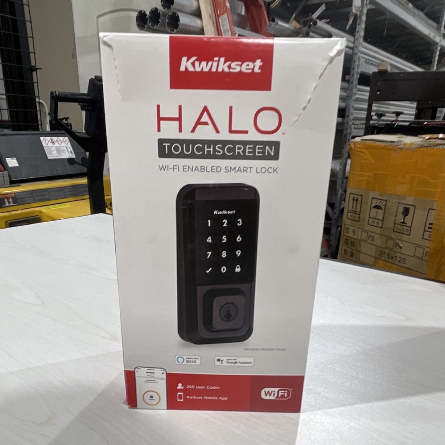 Kwikset HALO Touchscreen Wi-Fi SmartKey Keypad Smart Lock Venetian Bronze