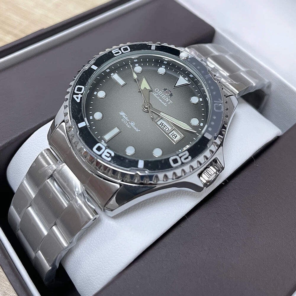Orient Automatic Diver Watch Men 200M Waterproof Multi-Color Dial Stainless Stee