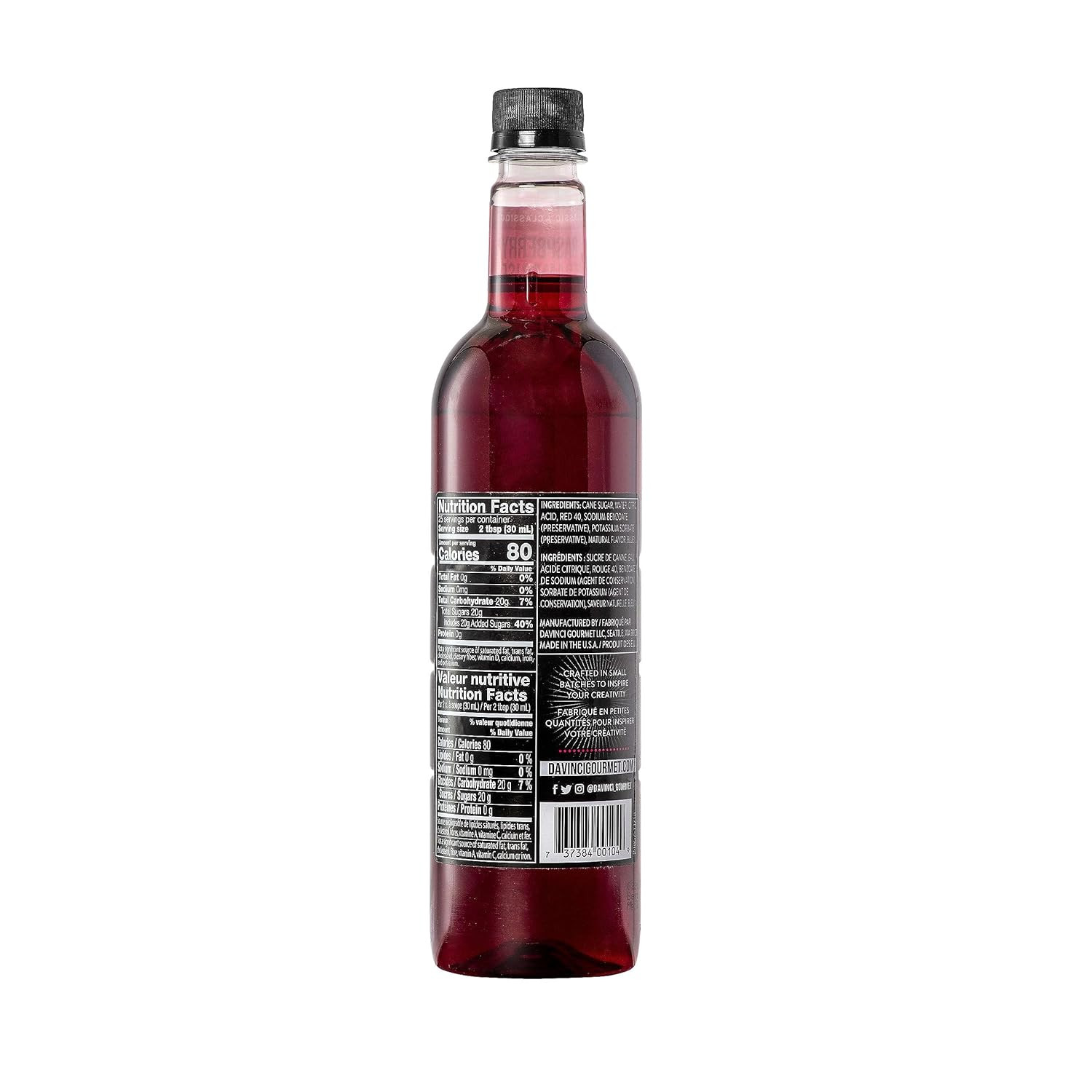 Classic Raspberry Syrup, 25.4 Fluid Ounces (Pack of 1)