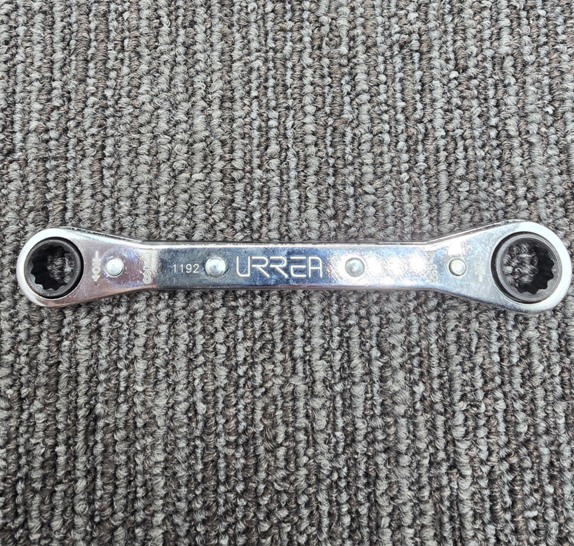 URREA 1192: 3/8 IN x 7/16 IN (9.5 MM x 11.1 MM) 12 POINT RATCHET