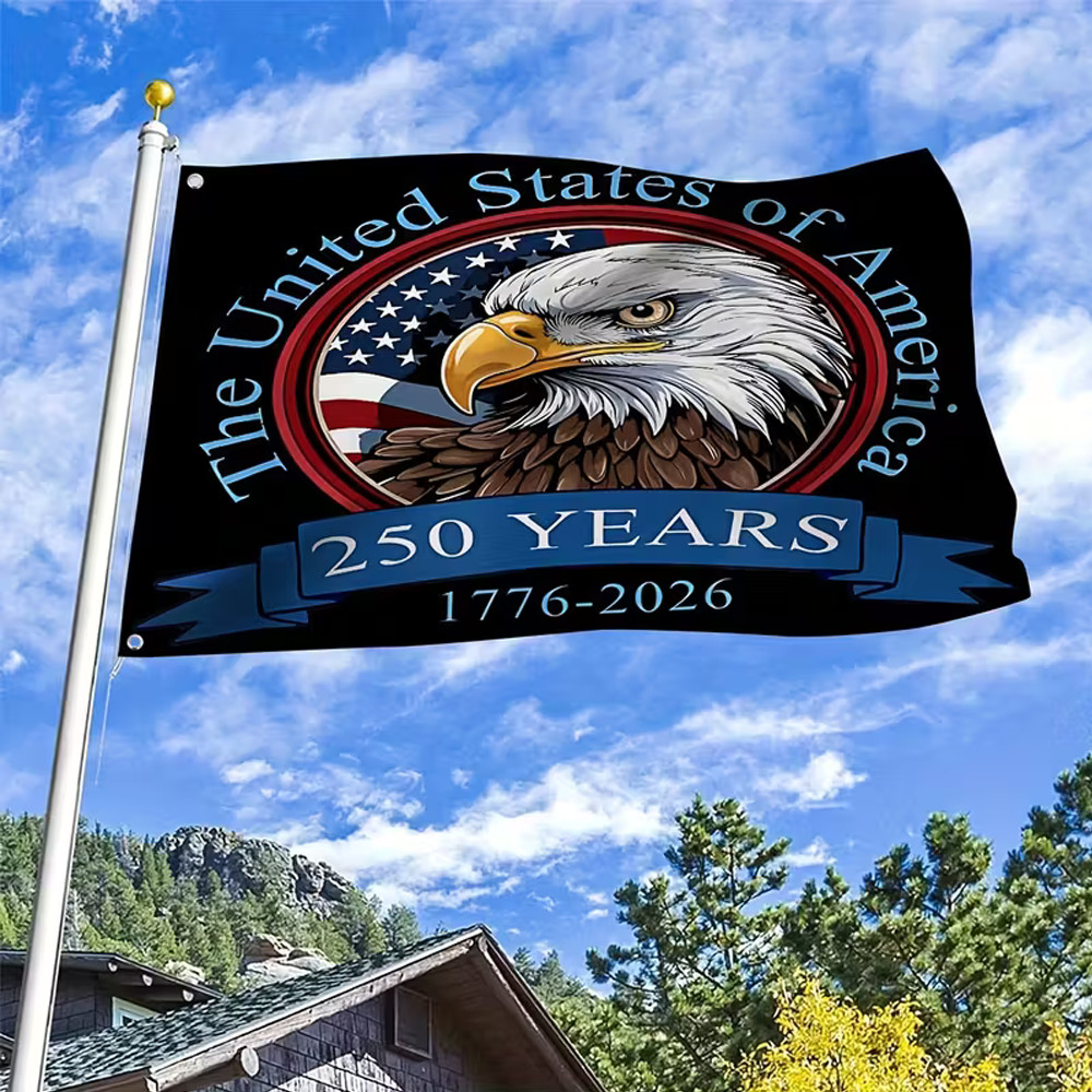 3×5 Ft 250th Anniversary American Declaration of Independence House Flag