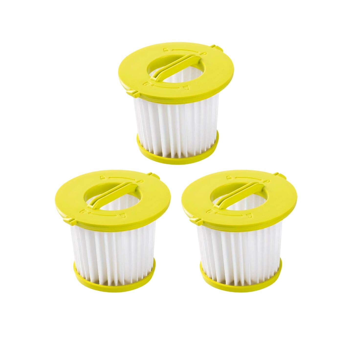 Nispira HEPA Filter Replacement for Ryobi ONE+ 18V Handheld Vacuum PCL700, 3 Pks
