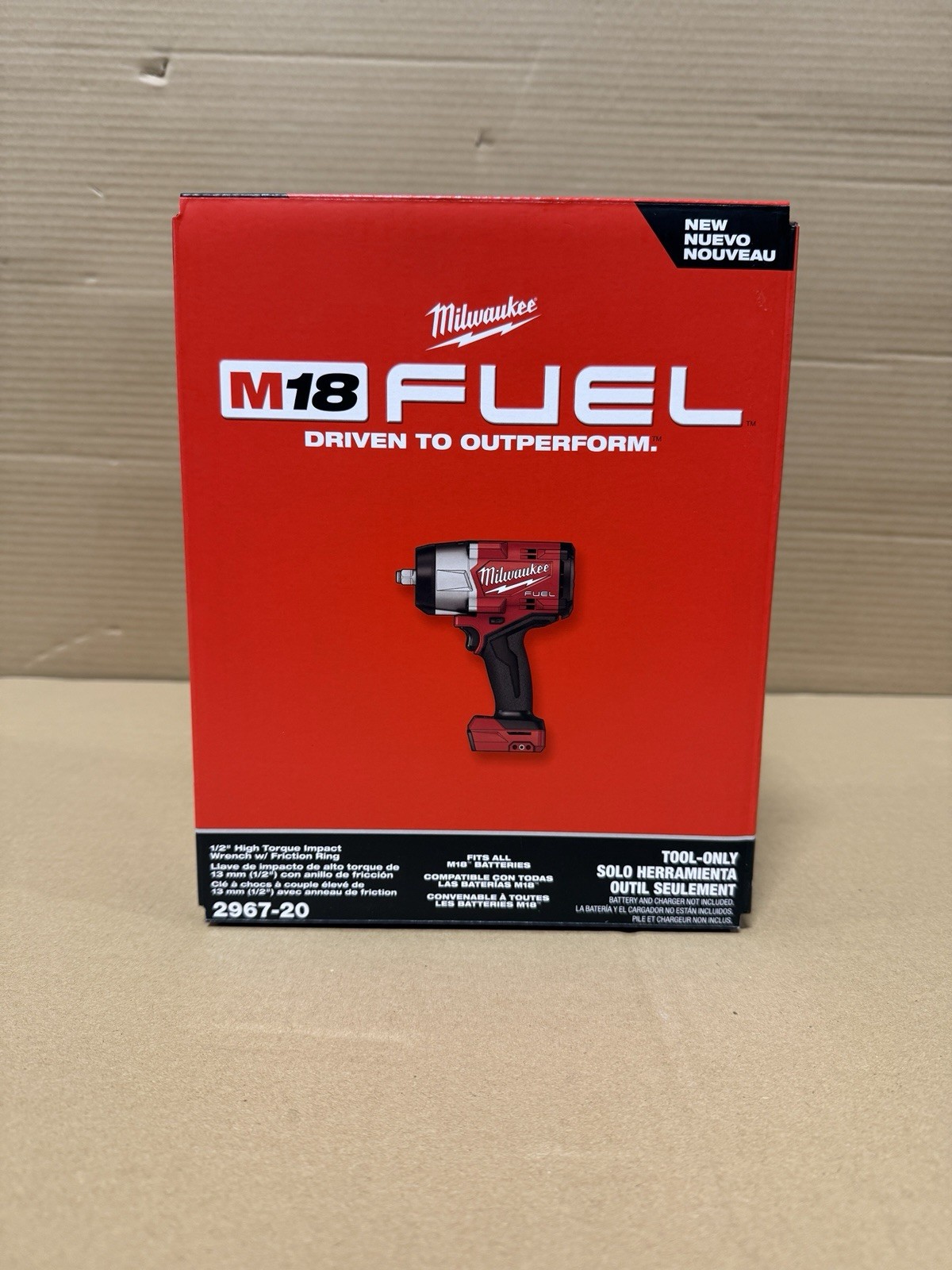 Milwaukee 2967-20 M18 FUEL 1/2″ High Torque Impact Wrench w/ Friction Ring NEW