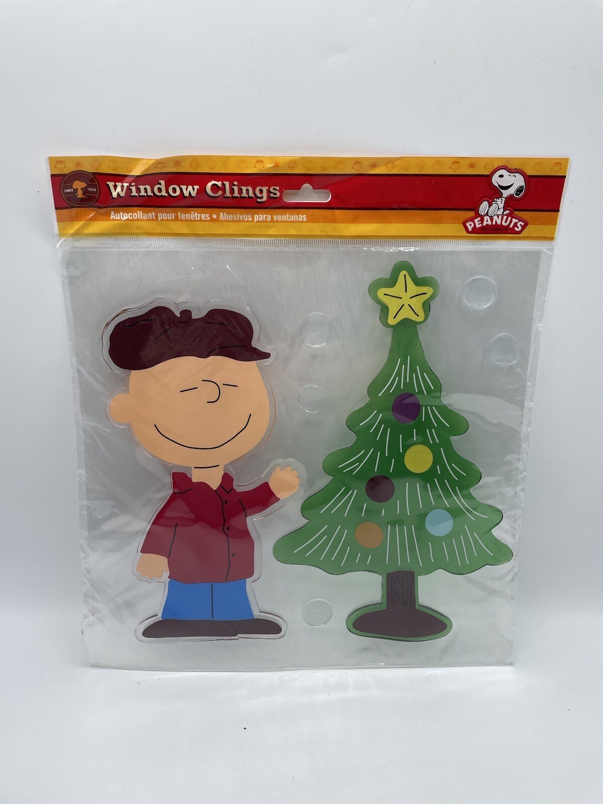 Charlie Brown Christmas Window Cling Jelz Not Available in Stores 10″ NEW