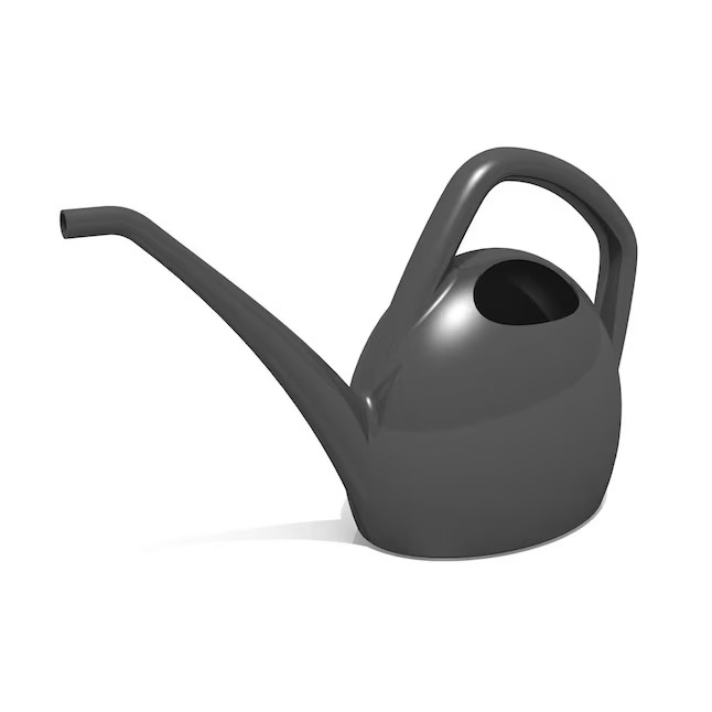 Bloem 0.4-Gallon Black Plastic Classic Watering Can