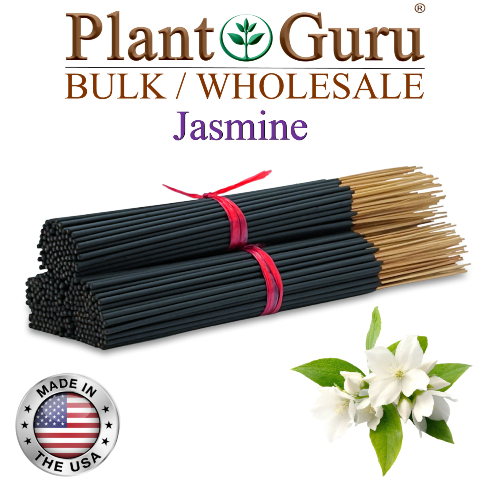 JASMINE Incense Sticks 11″ Bulk Pack Wholesale Hand Dipped Lot