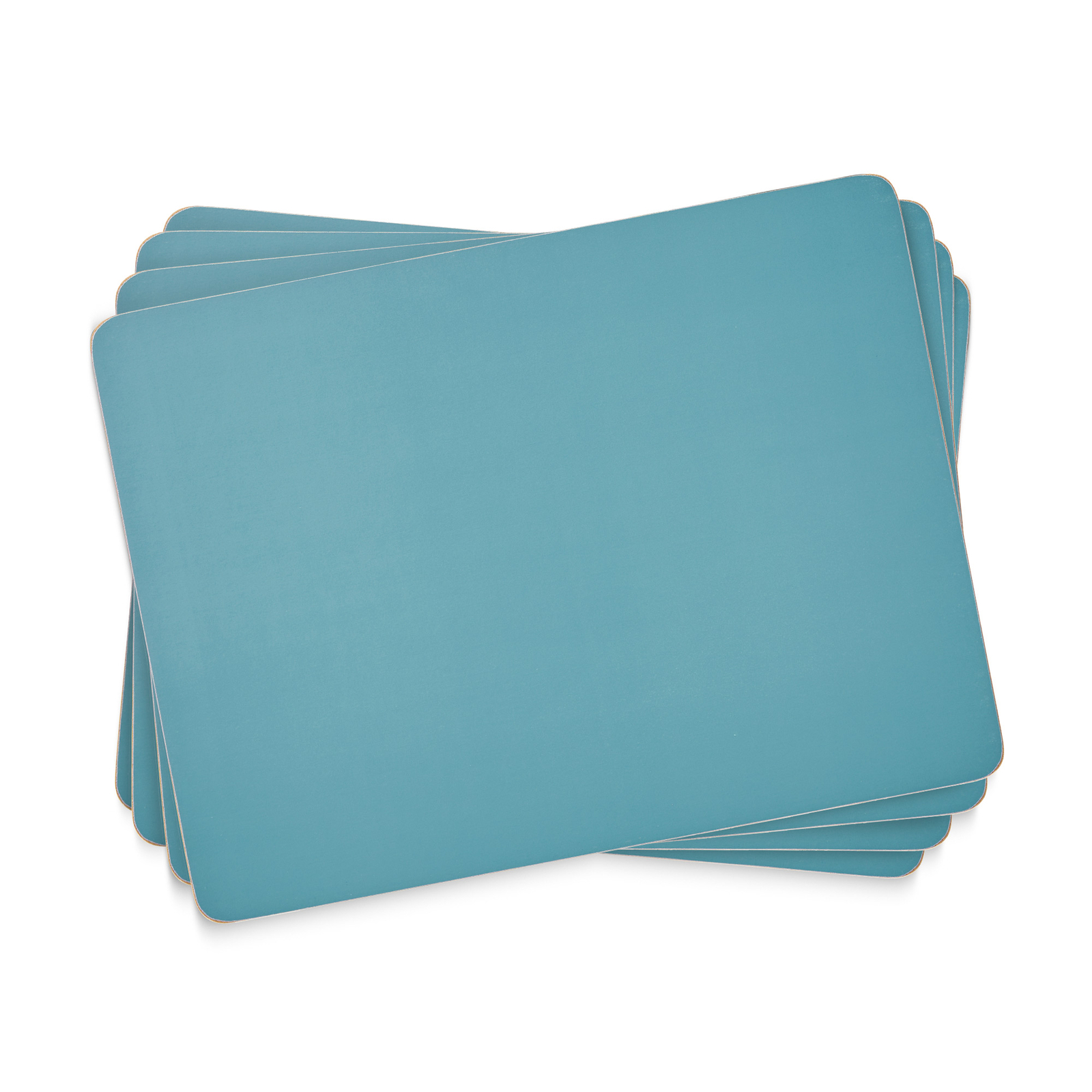 Pimpernel Azure Placemats Set of 4, Cork Backed Board, 15.7″ x 11.7″