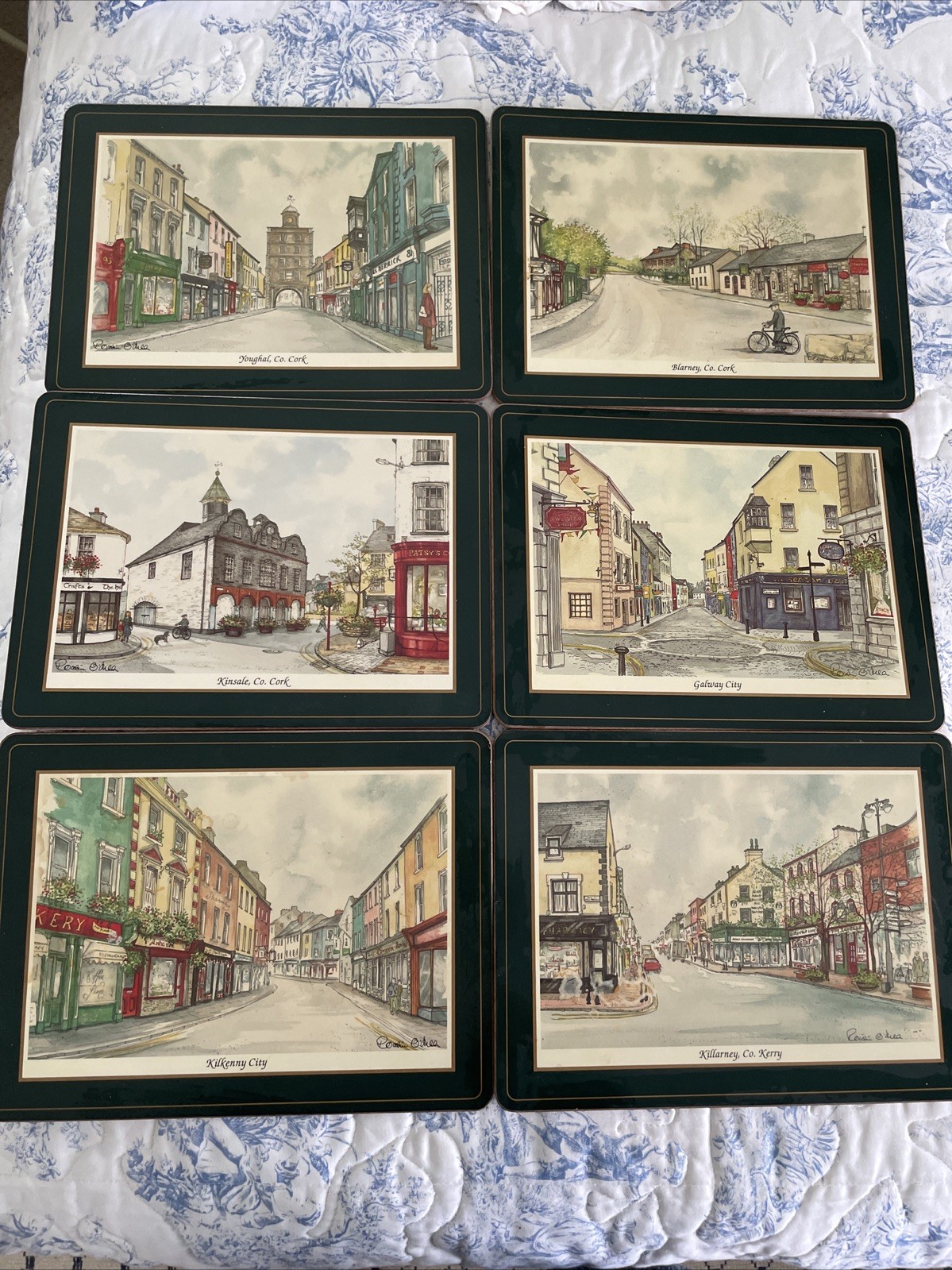 Vtg Pimpernel “Irish Heritage Series” Set of 6 Placemats